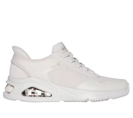Skechers Women's Slip-ins Tres-Air Uno Easy Steppers Off White 38 Comfortable Vegan Slip On Shoes Featuring Air Cooled Memory Foam Insole & Skech-Air Midsole for Sporty Style - Skechers - Image 3