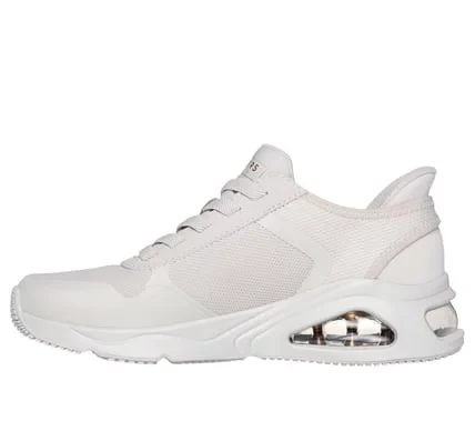 Skechers Women's Slip-ins Tres-Air Uno Easy Steppers Off White 38 Comfortable Vegan Slip On Shoes Featuring Air Cooled Memory Foam Insole & Skech-Air Midsole for Sporty Style - Skechers - Image 4