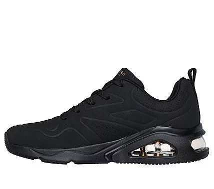 Skechers Street Tres Air Uno Women's Athletic Fashion Lace Up Sneakers with Skech Air Triple Window Airbag Midsole and Air Cooled Memory Foam Insole Size 36 Black - Skechers - Image 3
