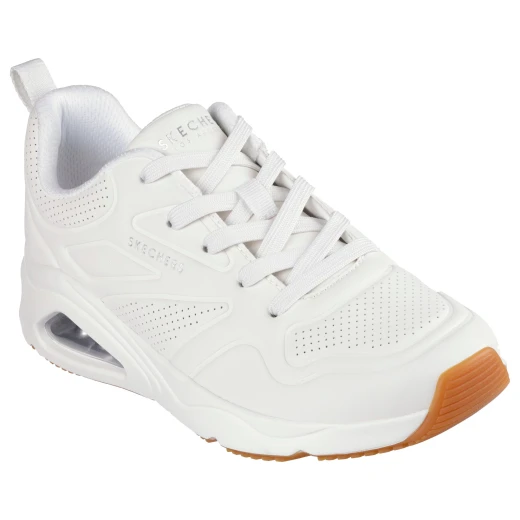 Skechers Street Tres-Air Uno Women's Athletic Fashion Sneakers White with Skech-Air Triple Window Airbag Midsole and Air-Cooled Memory Foam Insole Size 40 - Stand Out Style - Skechers - Image 2