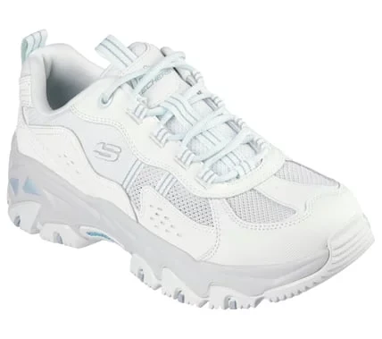 Skechers Women's D'Lites Hiker Trail Shoes Off White 38 Featuring Air Cooled Memory Foam Insole and Goodyear Rubber Outsole for Comfortable Outdoor Adventures - Skechers - Image 3