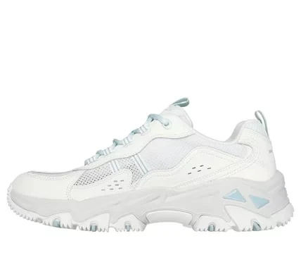 Skechers Women's D'Lites Hiker Trail Shoes Off White 38 Featuring Air Cooled Memory Foam Insole and Goodyear Rubber Outsole for Comfortable Outdoor Adventures - Skechers - Image 5