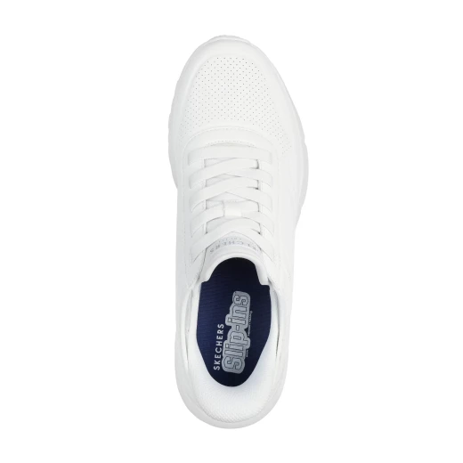 Skechers Men's Uno Lite Slip-ins® White Sneakers with Memory Foam™ Insole, Floating Steps Upper, and Effortless No Tie Comfort 43 Size - Skechers - Image 3