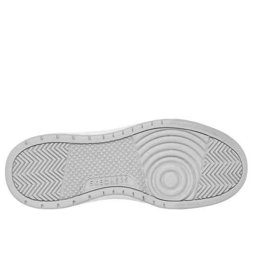 Skechers Men's Uno Court Slip-ins Fashion Sneaker White with Duraleather Upper, Stretch Laces, Air-Cooled Memory Foam Insole, and Visible Skech-Air Midsole Size 44 - Skechers - Image 6