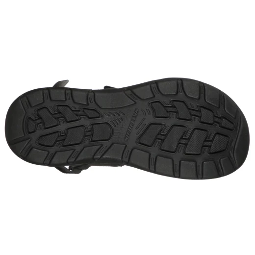 Skechers Men's Arch Fit Motley SD Kontra Sandals Comfortable Synthetic Leather Adjustable Straps with Arch Fit Technology Black Size 41 - Skechers - Image 6