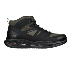 Skechers Arch Fit Orvan Montfort Men's Water Repellent Black Walking Shoes 42