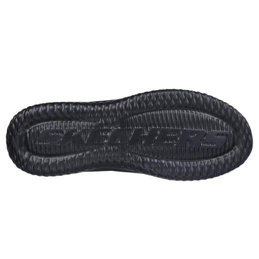 Skechers Men's Delson 3.0 Hands Free Slip ins Lavell Black Engineered Knit Shoes with Air Cooled Memory Foam Charcoal Insole Goga Mat Arch Support Classic Fit 46 Size - Skechers - Image 6