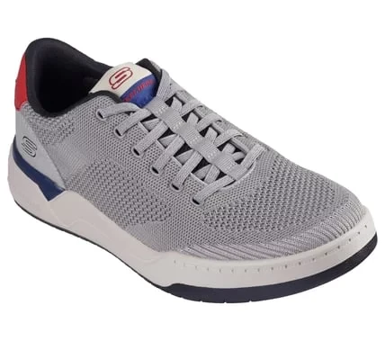 Skechers Men's Corliss Dorset Casual Sneakers White Engineered Knit with Air Cooled Memory Foam Insole Size 46 - Skechers - Image 11