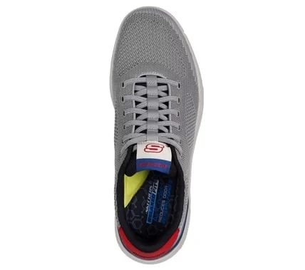 Skechers Men's Corliss Dorset Casual Sneakers White Engineered Knit with Air Cooled Memory Foam Insole Size 46 - Skechers - Image 12