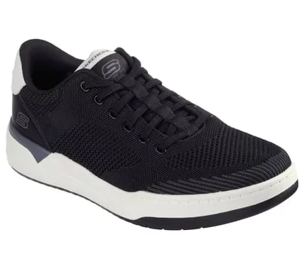 Skechers Men's Corliss Dorset Casual Sneakers White Engineered Knit with Air Cooled Memory Foam Insole Size 46 - Skechers - Image 8