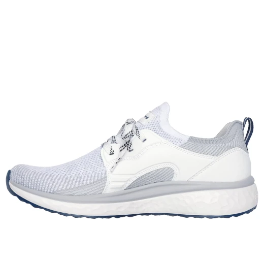 Skechers Men's Lancer Dalton Slip On Shoes White Size 42 with Knitted Mesh Upper, Charcoal Infused Memory Foam Insole, and Memory Arch Support for Comfortable Modern Style - Skechers - Image 5