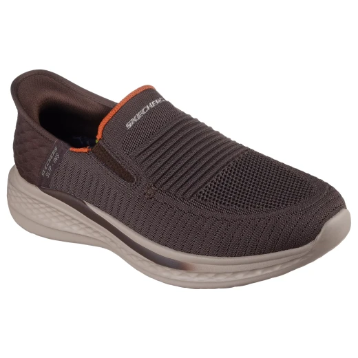 Skechers Men's Slip-Ins Slade Sneaker Chocolate 45 Featuring Air Cooled Memory Foam Insole Vegan Materials Flexible Outsole Modern Design Slip On Comfort for Everyday Use - Skechers - Image 3