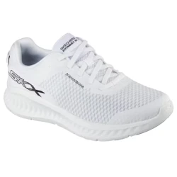 Skechers Men's GO WALK Now Sagan Walking Shoes White 42 Featuring Air Cooled Goga Mat Insole Ultra Light Midsole and Flat Stretch Laces