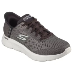 Skechers Men's GO WALK Flex Hands Free Slip ins Walking Shoes Featuring Air Cooled Memory Foam Insole Ultra Go Cushioning Navy 41 Size Comfortable and Flexible for Everyday Wear