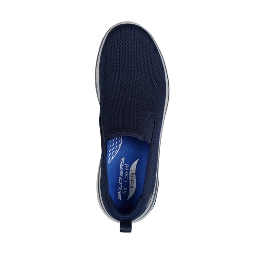 Skechers GO WALK Arch Fit 2.0 Men's Navy Walking Shoes with Comfort Pillars and Removable Arch Fit Insole for Ultimate Support and Lightweight ULTRA GO Cushioning - Size 41 - Skechers - Image 5