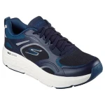 Skechers Max Cushioning Delta Men's Athletic Sneakers Navy with Engineered Mesh Upper and Ultra Go Cushioned Platform for Running, Walking, and Workouts, Size 45 - Skechers
