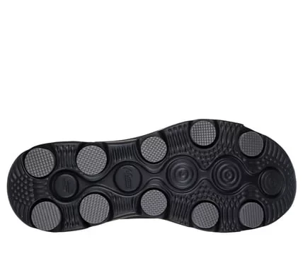 حذاء جري رجالي سكيتشرز جو رن 7.0 مع نعل داخلي بتقنية Air Cooled Goga Mat وتقنية Hyper Pillar وتوسيد Ultra Go خفيف الوزن – مقاس 41 / أسود - سكيتشرز - Image 11