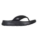 Skechers Men's GOwalk Flex Maverick Sandals Black Size 41 Goga Mat Comfort Ultra Go Cushioning Thong Design - Skechers