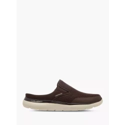 Men's Summits Walking Shoes Brown 42, Breathable Textile Upper