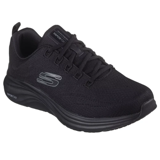 Skechers Men's Vapor Lite Athletic Shoe Black Engineered Mesh Vegan Lace Up with Air Cooled Memory Foam Insole Ultra Lightweight Vapor Foam Cushioning Size 46 - Skechers - Image 3