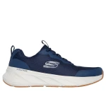 Skechers Edgeride Rekze Men's Athletic Sneakers Navy Size 41 Featuring Air Cooled Memory Foam Cushioning for All Day Comfort Machine Washable Vegan Eco Friendly Design - Skechers