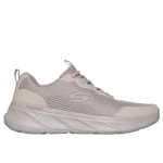 Skechers Edgeride Rekze Men's Athletic Sneakers Taupe 44 with Air Cooled Memory Foam and Eco Friendly Vegan Design - Skechers