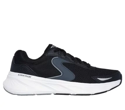 Skechers Edgeride Cader Men's Sneakers Black Size 40 with Air Cooled Memory Foam and Relaxed Fit for All Day Comfort Non Slip Outsole Perfect for Sports and Outdoor Activities - Skechers - Image 2