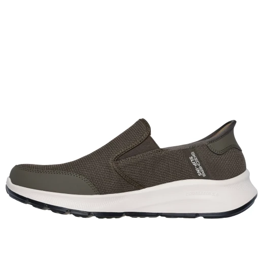 Skechers Men's Equalizer 5.0 Drayze Slip On Shoes Olive Green Featuring Hands Free Slip ins Technology Relaxed Fit Air Cooled Memory Foam 46 US Size Comfort and Style - Skechers - Image 5