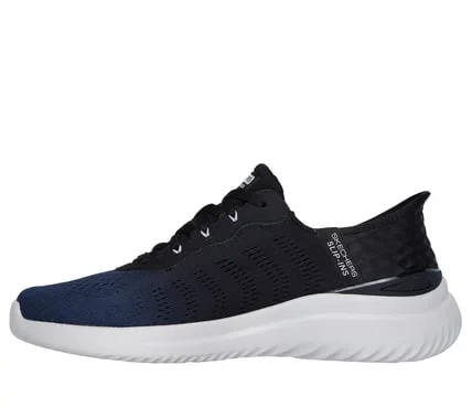 Skechers Men's Bounder 2.0 Tellem Slip-ins Hands Free Vegan Sneaker Navy Blue Ombre Engineered Mesh Upper with Air-Cooled Memory Foam Insole 46 - Skechers - Image 5