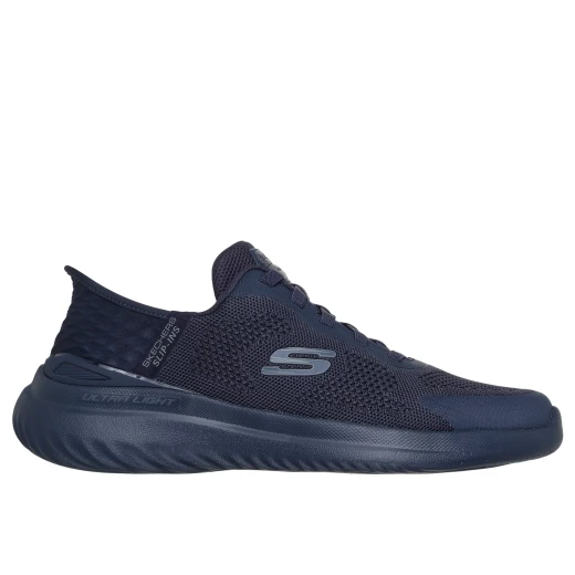 Skechers Men's Bounder 2.0 Slip-Ins Sneakers Navy Size 45. Hands Free Design, Air Cooled Memory Foam, Comfortable Casual Shoes - Skechers - Image 2
