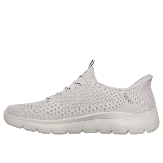 Skechers Men's Summits Dorrez Slip-ins Taupe Athletic Shoes Featuring Hands Free Design, Heel Pillow, Engineered Knit Upper, and Air-Cooled Memory Foam Insole Size 44 - Skechers - Image 4