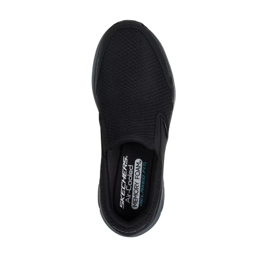 Skechers Men's Equalizer 6.0 Royze Slip-ins Shoes with Hands Free Design and Relaxed Fit for Ultimate Comfort Featuring Heel Pillow Technology, Size 40, Black/Charcoal - Skechers - Image 4