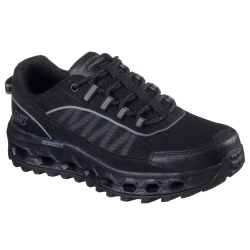 Skechers Men's Glide Step AT Athletic Shoes Black Size 42 Breathable Comfortable Running Walking Training Lightweight Supportive Footwear for Daily Wear 2024