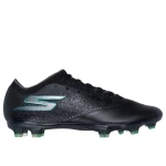 حذاء كرة قدم رجالي Skechers Razor 1.5 Elite FG أسود 252020 BKSL جزء علوي منسوج مناسب للأداء توسيد Hyper Burst PRO TPU لتعزيز السرعة وخفة الحركة مقاس 44 قبضة ممتازة - سكيتشرز