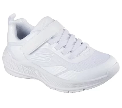 Skechers Girls' Microspec Advance Oasis Point Athletic Shoes White Size 27 Adaptive Closure with Ombre Mesh and 3D Print Overlay, Cushioned Comfort Insole - Skechers - Image 3