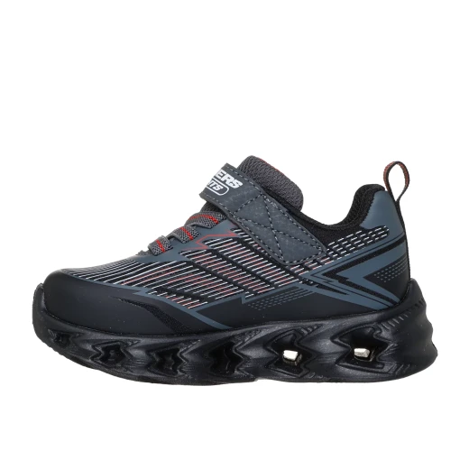 Skechers Boys' Infant Vortex 2.0 Veltrox Light Up Sneakers Black 24 Featuring Cushioned Insole, 3D Textured Print, Adaptive Closure, and Flexible Outsole for Playground Fun - Skechers - Image 5