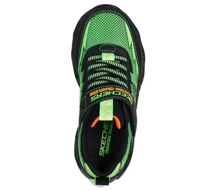 Skechers Boys' Creature Crawlers Black Mesh Sneakers with Adjustable Strap - Skechers - Image 4