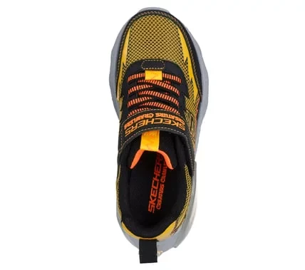 Skechers Boys' Creature Crawlers Athletic Sneakers Yellow with Themed Design Stretch Laces Adjustable Strap and 32 Size for Active Play - Skechers - Image 4