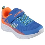 Skechers Boys' Microspec II Athletic Sneakers Royal Blue 32 Featuring Lightweight Comfort and Breathable Design for Everyday Wear. Perfect for Active Kids! - Skechers