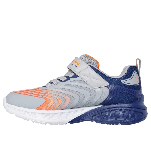 Skechers Boy's Microspec Max Advance Vortivox Grey Sneakers 33 Adaptive Closure Airbag Midsole Cushioned Comfort Insole - Skechers - Image 14