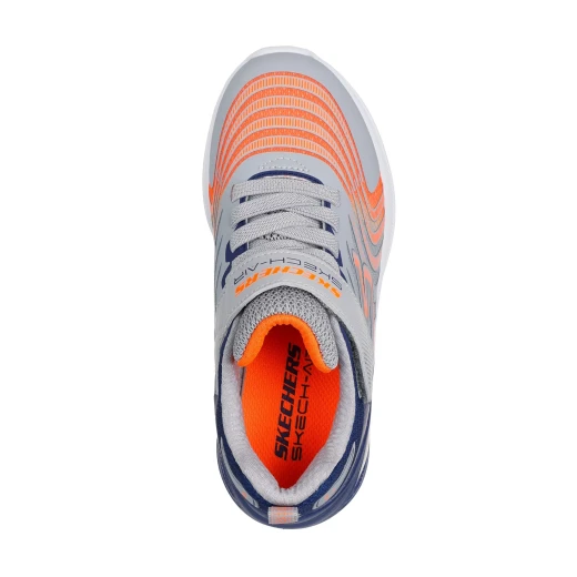 Skechers Boy's Microspec Max Advance Vortivox Grey Sneakers 33 Adaptive Closure Airbag Midsole Cushioned Comfort Insole - Skechers - Image 5