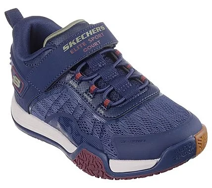 Skechers Boys' Elite Sport Court Athletic Shoes Navy Blue Size 32 - Skechers - Image 4