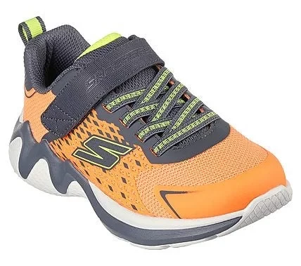 Skechers BOYS' Wave Tek Athletic Shoes Size 32 ORANGE for Active Kids Featuring Breathable Design and Comfortable Cushioned Insole Support for All Day Wear 155 Characters