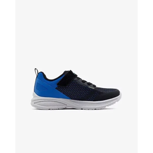 Skechers BOYS' Microspec Max Advance Athletic Shoes: Comfort and Style for Active Kids, Featuring Stretchy Laces, Adjustable Strap, and SkechAir Cushioning, Size 33, Black - Skechers - Image 2