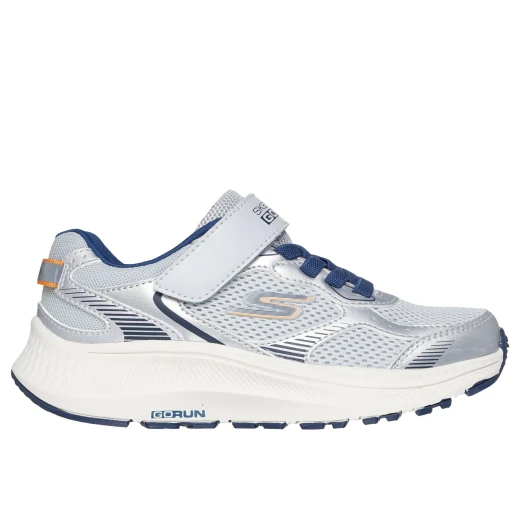 Skechers Boys' GOrun Consistent 2.0 Athletic Sneakers Silver Size 34 Featuring AirCooled Goga Mat Insole and Adaptive Closure for Comfortable Everyday Play - Skechers - Image 2