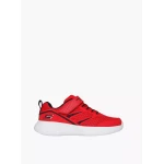 Skechers Boys' GO RUN 400 V2 Strarvo Athletic Running Shoes Size 31 Red with Mesh Upper and Adaptive Closure for Sporty Comfort and Cushioned Insole Lightweight Design for Playtime - Skechers