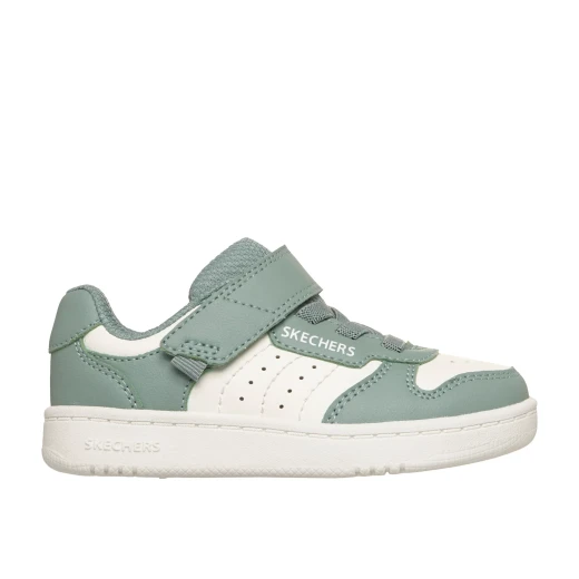 سنيكرز سكيتشرز للأولاد كويك ستريت بتصميم رياضي بلون أخضر مريمي مقاس 26 مع إغلاق تكيفي ونعل داخلي مبطن - سكيتشرز - Image 2