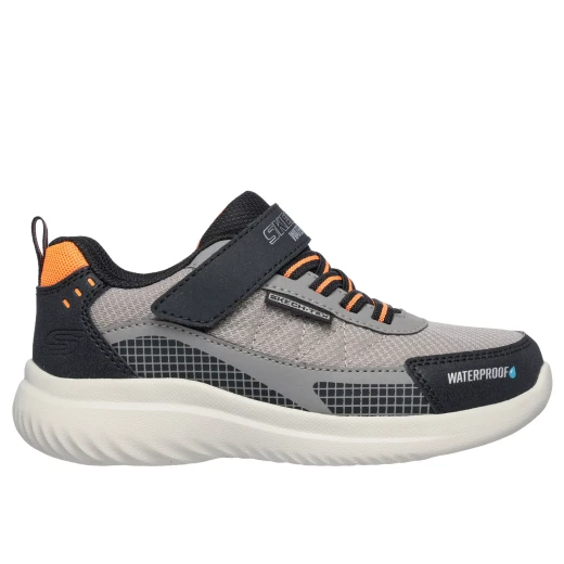 Skechers Boys' Bounder 2.0 Aqua Pace Waterproof Athletic Shoes Gray 27 Featuring Adaptive Closure, Mesh Upper, Adjustable Strap, and Cushioned Comfort Insole for Active Kids Skechers Boys' Bounder 2.0 Aqua Pace Waterproof Athletic Shoes Gray 27 Featuring Adaptive Closure, Mesh Upper, Adjustable Strap, and Cushioned Comfort Insole for Active Kids