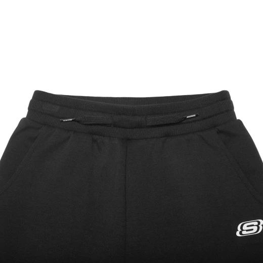 Skechers Kids' Active Pants Black L Size Comfortable Fit 71% Polyester, 22% Rayon, 7% Spandex Blend Durable Fabric for Everyday Wear with Design Details SKU L719G0450018 - Skechers - Image 4