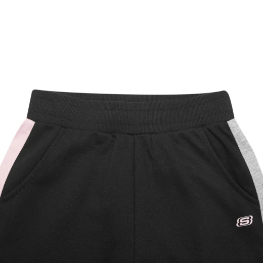 Skechers Kids' Black Pants with Comfortable Cotton Blend Fabric, Featuring Stylish Design Details, Available in Size M, Ideal for Everyday Wear and Active Play, SKU L719G057002K - Skechers - Image 4